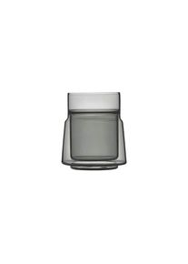 Jacob Jensen, Thermoglas &raquo;Medium 210 ml, 1 St&uuml;ck&laquo; Thermo-Kaffeeglas mit innovativem Design, schwarz, Glas, &Oslash; 8,4 cm x 9,5 cm
