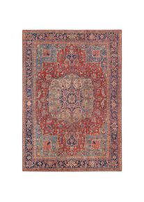 Boxxx Vintage-Teppich , Rot , Textil , Vintage , rechteckig , 190x280 cm , In verschiedenen Gr&ouml;ssen erh&auml;ltlich, pflegeleicht, leicht zusammenrollbar , Teppiche & B&ouml;den, Teppiche, Vintageteppiche