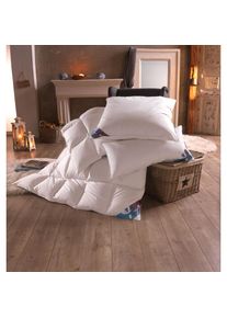 H&auml;ussling Haeussling, G&auml;nsedaunenbettdecke &raquo;Luksus Hygge&laquo; warm F&uuml;llung 100Gaensedaunen 1 Stk. tlg., wei&szlig;, Bezug: 100% Baumwolle. F&uuml;llung: 100% G&auml;nsedaunen