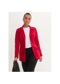 bonprix, Unisex, bonprix Jackenblazer 1 tlg. eleganter Schnitt, taillierte Passform, mit langem Arm, chillirot, 56, Eleganter Schnitt sorgt f&uuml;r einen 