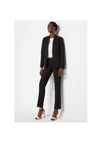 bonprix, Unisex, bonprix Hosenanzug Set, 2 tlg. regular fit moderne Passform, Regular Fit, schwarz (l&auml;nge: kurz), 52, K-Gr, Eleganter Hosenanzug f&uuml;r 