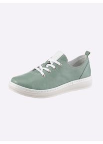Andrea Conti Witt Damen Sneaker in Leder-Qualit&auml;t, eucalyptus, Gr&ouml;&szlig;e 42, 100% Glattleder