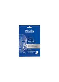 Weleda Exo Boost Collagen Tuchmaske Blauer Enzian