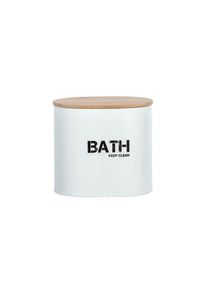 Wenko, Wenko Aufbewahrungsbox &raquo;Gara mit Deckel weiss&laquo;, bunt, Metall, B/H/T: 14,5 cm x 13,5 cm