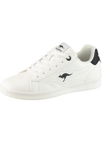 Damen Sneaker aus Leder-Imitat, von Kangaroos weiss-marine