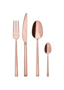 Sambonet Besteck-Set , Kupferfarben , Metall , 24-teilig , DIN EN ISO 14001, DIN EN ISO 50001, DIN EN ISO 9001 , Besteck, Besteck-Sets