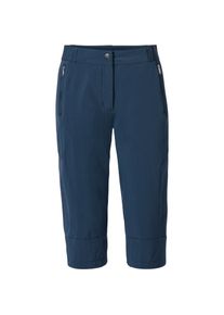 Vaude Farley Stretch Capri III Caprihose Damen - Gr&ouml;&szlig;e 46 - blau