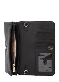 Guess Clutch 'Anadela 3' Damen Gr&ouml;&szlig;e One Size anthrazit / dunkelgrau