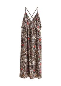 Rockett St George Strandkleid Damen Gr&ouml;&szlig;e 42 creme / camel / rot / schwarz