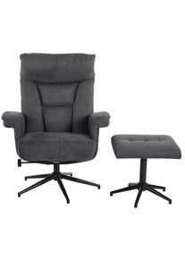 DUO Relaxsessel mit Hocker LA SERENA
