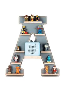 Mid.you Kinderregal , Grau , Holzwerkstoff , 10 F&auml;cher , 49x54x19 cm , erweiterbar, Toniebox und tonies&reg;-Figuren kompatibel , Baby- und Kinderm&ouml;bel, Babyzimmer, Babyzimmerserien