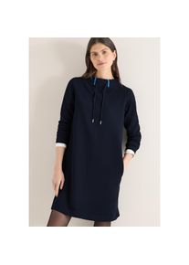 Cecil, Unisex, Midikleid Eingrifftaschen mit Funnelneck und Eingrifftaschen, universal blau, XL (44), N-Gr, Piqu&eacute; Kleid von Cecil f&uuml;r Unisex