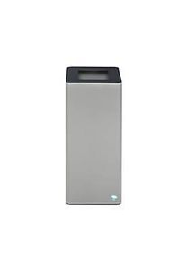 Var Wertstoffsammelger&auml;t WSG Quadro 79, 70 Liter, silber beschichtet, anthrazit RAL 7021