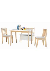 My Baby Lou Kindersitzgruppe , Naturfarben, Weiss , Holz , Buche , massiv , Baby- und Kinderm&ouml;bel, Babyzimmer, Kindersessel & Kindertische