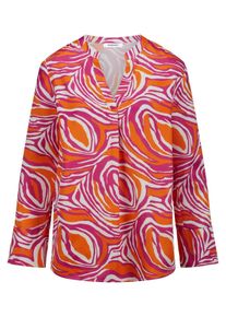 Peter Hahn - Long-Bluse mit 3/4-Arm, multicolor, Gr. 48, Viskose