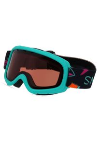 Smith GAMBLER SKI | Maschere da sci unisex | Montatura: Plastica Verde Verde | Colore del vetro: Ros&eacute; Monocolore