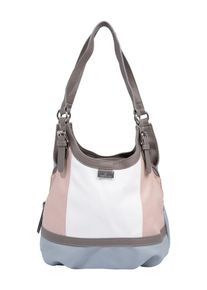 Tom Tailor, Femmes Sac bandouli&egrave;re 'Juna', bleu fum&eacute; / taupe / rose ancienne / blanc