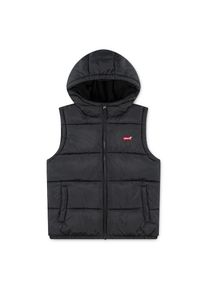 Levi's Kids, Herren, Levi's Kids Steppweste &raquo;LVB BATWING DIRECT EMB&laquo; warm wattiert, jet schwarz, 8 (128), Outdoor-Weste von Levi's Kids