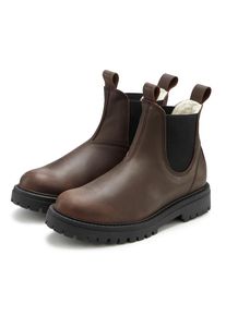 ELBSAND, Unisex, Stiefelette &raquo;Stiefel, Boots, Winterstiefel, Chelseaboots, Lederstiefelette&laquo; Schlupfstiefel aus Leder im klassischen Chelsea-Look, 
