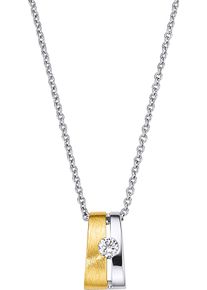 Damen Anh&auml;nger mit Kette bicolor