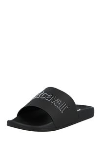 Just Cavalli Pantolette 'FONDO POOL DIS. 01' Damen Gr&ouml;&szlig;e 41 schwarz / wei&szlig;