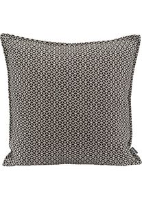 HOCK H.O.C.K., Dekokissen &raquo;Pulco&laquo;, schwarz, gemustert, Obermaterial: 100% Polyacryl. F&uuml;llung: 100% Polyester, 1 Stk.