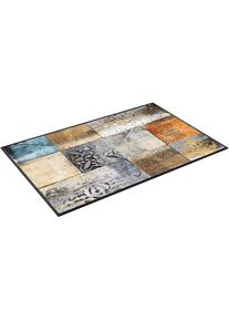 wash+dry by Kleen-Tex, wash+dry by Kleen-Tex Fussmatte &raquo;Tilea&laquo; rechteckig 7 mm H&ouml;he Schmutzfangmatte, rutschhemmend, In- und Outdoor geeignet, 