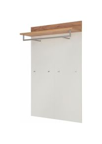 Germania, Germania Garderobenpaneel &raquo;Topix&laquo;, wei&szlig;, eichefarben, Holzwerkstoff