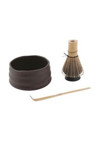 Ackerman Teekanne &raquo;Paderno 4-teiliges Matcha-Set 0 l&laquo; 4 Stk. tlg. Teebereiter, schwarz, Bambus