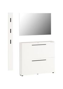 Germania, Germania Garderoben-Set &raquo;GW-Utah&laquo; Set, 3 Stk. tlg., wei&szlig;