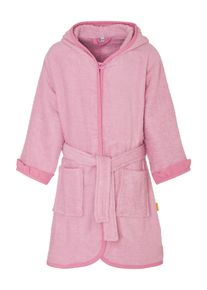 Playshoes Bademantel 'Einhorn' M&auml;dchen Gr&ouml;&szlig;e 98/104 gelbmeliert / rosa