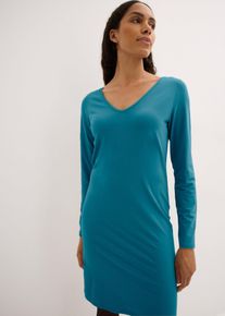 Jerseykleid mit V-Ausschnitt (2er Pack) in rot, Gr&ouml;sse 40/42 (M), 95% Baumwolle, bonprix