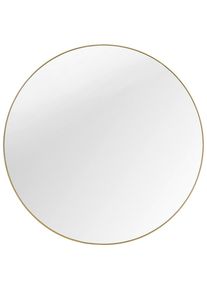 Xora Wandspiegel , Metall, Glas , rund , 80.5x80.5x2 cm , Spiegel, Wandspiegel
