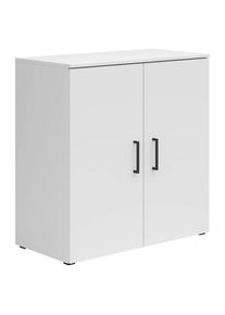 CARRYHOME Kommode , Weiss , Kunststoff , 2 F&auml;cher , 80x83x40 cm , FSC MIX , Typenauswahl, Beim&ouml;bel erh&auml;ltlich, stehend, h&auml;ngend , Kleinm&ouml;bel, Kommoden, Kommoden