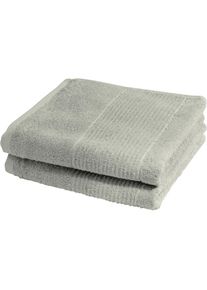 Fleuresse, Fleuresse Duscht&uuml;cher &raquo;2828&laquo; Duschhandt&uuml;cher, Handt&uuml;cher, Walkfrottee, 100% Baumwolle, steingrau, grau, hellgrau, Frottier, Obermaterial: 