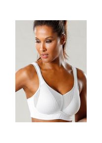 Anita active, Sport-BH &raquo;Air Control Deltapad&laquo; doppellagige Cups, gepolsterte Tr&auml;ger, mit Print, feminin, weich, wei&szlig;, 65, Cup E, Sport-BH