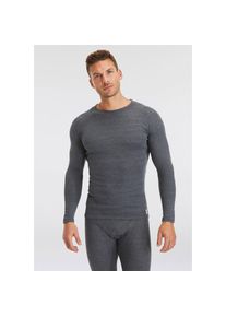 Heatkeeper, Herren, Thermounterhemd &raquo;Thermo Langarm-Shirt&laquo; perfekt f&uuml;r Wintersportaktivit&auml;ten, atmungsaktiv und w&auml;rmeisolierend, anthrazit, meliert, 