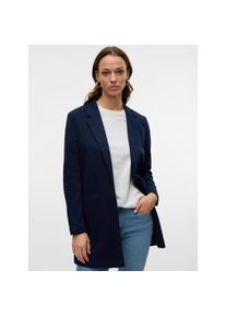 V&eacute;ro Moda Vero Moda, Unisex, Jerseyblazer &raquo;VMVERINA LS LONG BLAZER&laquo;, navy blazer, 34, Eleganter Blazermantel von VERO MODA