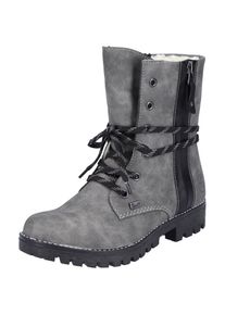Rieker Stiefelette Damen Gr&ouml;&szlig;e 38 graumeliert / schwarz Winterschuhe
