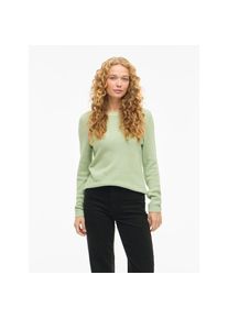 Vila, Unisex, Rundhalspullover &raquo;VIDALO O-NECK L/S KNIT TOP- NOOS&laquo; Baumwolle, regular fit, smoke gr&uuml;n, XS, Basic Strickpullover von Vila