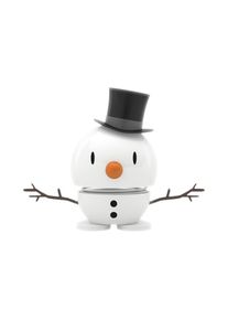 Hoptimist, Hoptimist Weihnachtsfigur &raquo;Bumble Schneemann S 7,8 cm&laquo;, wei&szlig;, B/H/T: 5,9 cm x 9,5 cm