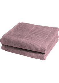 Fleuresse, Fleuresse Duscht&uuml;cher &raquo;2828&laquo; Duschhandt&uuml;cher, Handt&uuml;cher, Walkfrottee, 100% Baumwolle, ros&eacute;, Frottier, Obermaterial: 100% Baumwolle, 2 Stk.