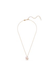 Swarovski Kette 'Swan' Damen Gr&ouml;&szlig;e One Size rosegold / rosa / transparent