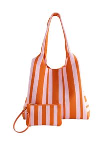 next Strandtasche Damen Gr&ouml;&szlig;e One Size dunkelorange / ros&eacute;