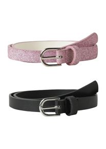 name it G&uuml;rtel 'NKFRafi' M&auml;dchen Gr&ouml;&szlig;e 75 eosin / schwarz / silber