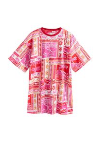 next Nachthemd Damen Gr&ouml;&szlig;e XXXL hellorange / pink / rot / wei&szlig;