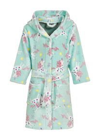 Playshoes Bademantel 'Einhorn' M&auml;dchen Gr&ouml;&szlig;e 110/116 mint / lila / pink / wei&szlig;