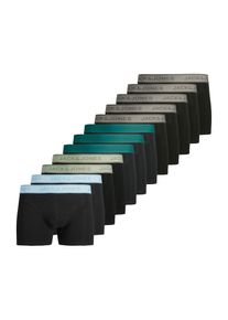 Jack & Jones Jack & Jones Boxershorts 'JACWESLEY' Herren Gr&ouml;&szlig;e M anthrazit / dunkelgr&uuml;n / schwarz