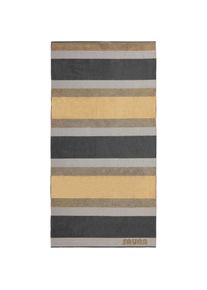 Dyckhoff, Saunatuch &raquo;Saunatuch SaunaStripe&laquo;, gold, Walkfrottee, Obermaterial: 100% Baumwolle, 1 Stk.