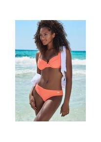 Sunseeker, Unisex, B&uuml;gel-Bikini-Top &raquo;Loretta&laquo; mit Strukturmuster, peach, 40, Cup C, Strukturware in trendigen Farben